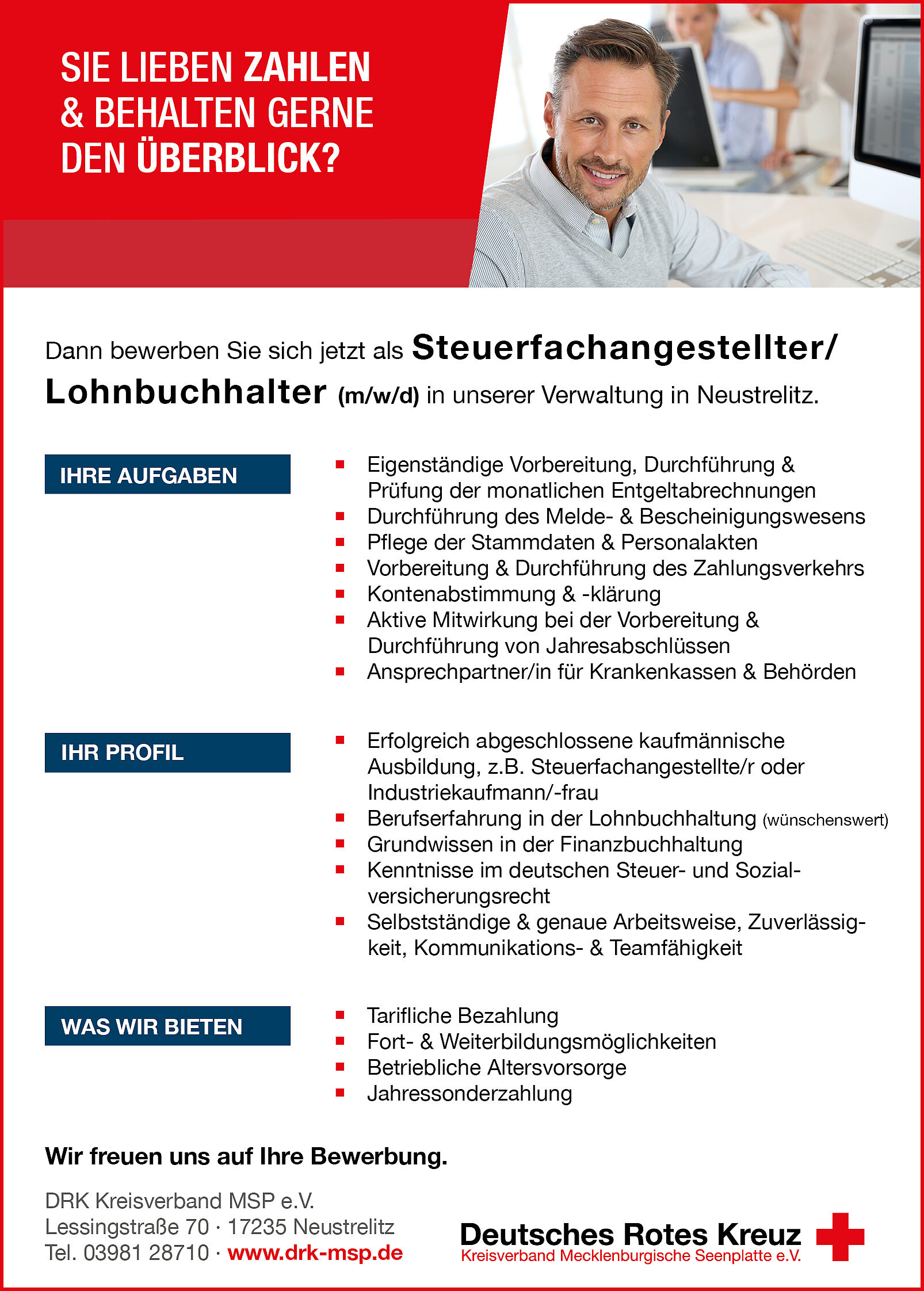 Stellenbörse - DRK KV Mecklenburgische Seenplatte